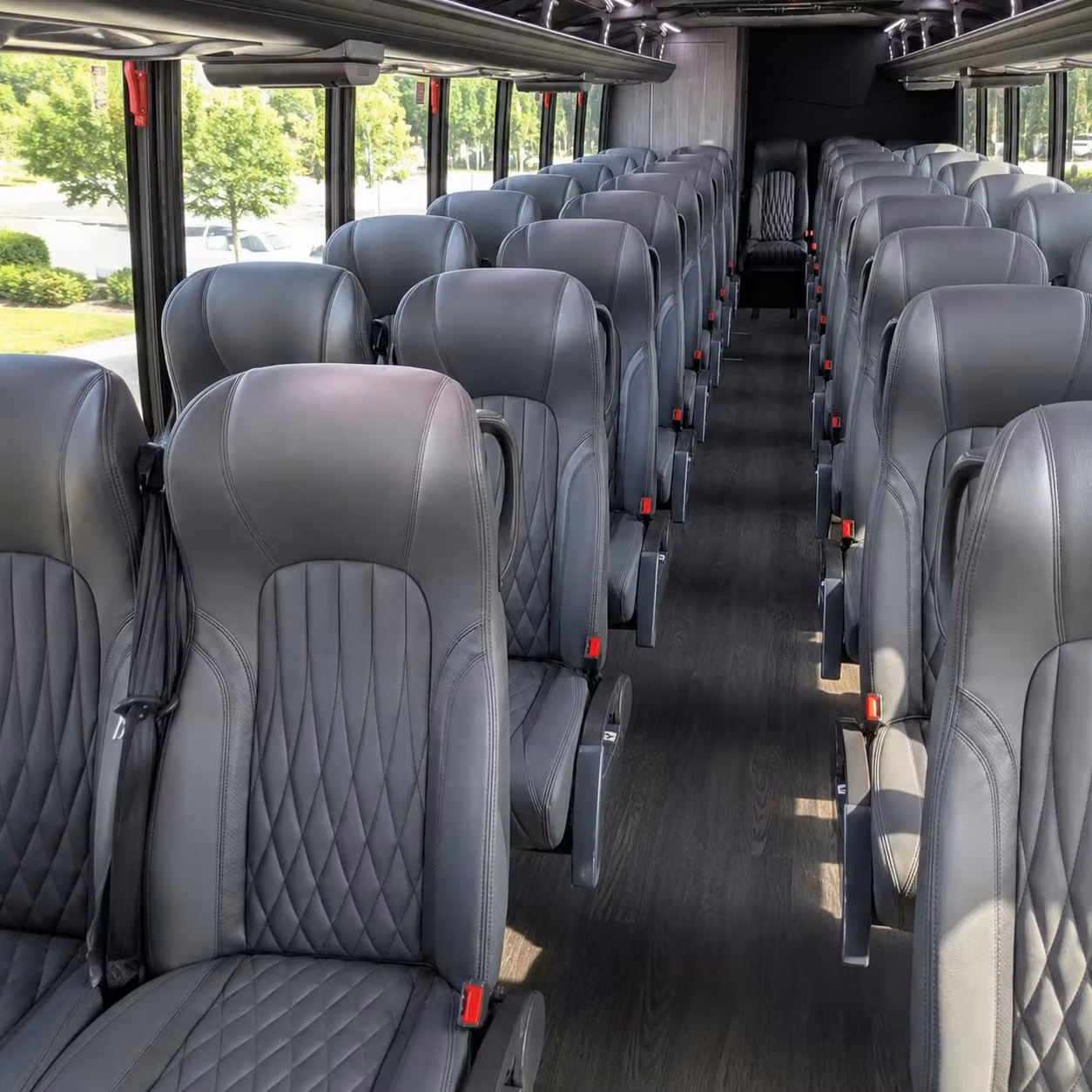25 passenger minibus interior