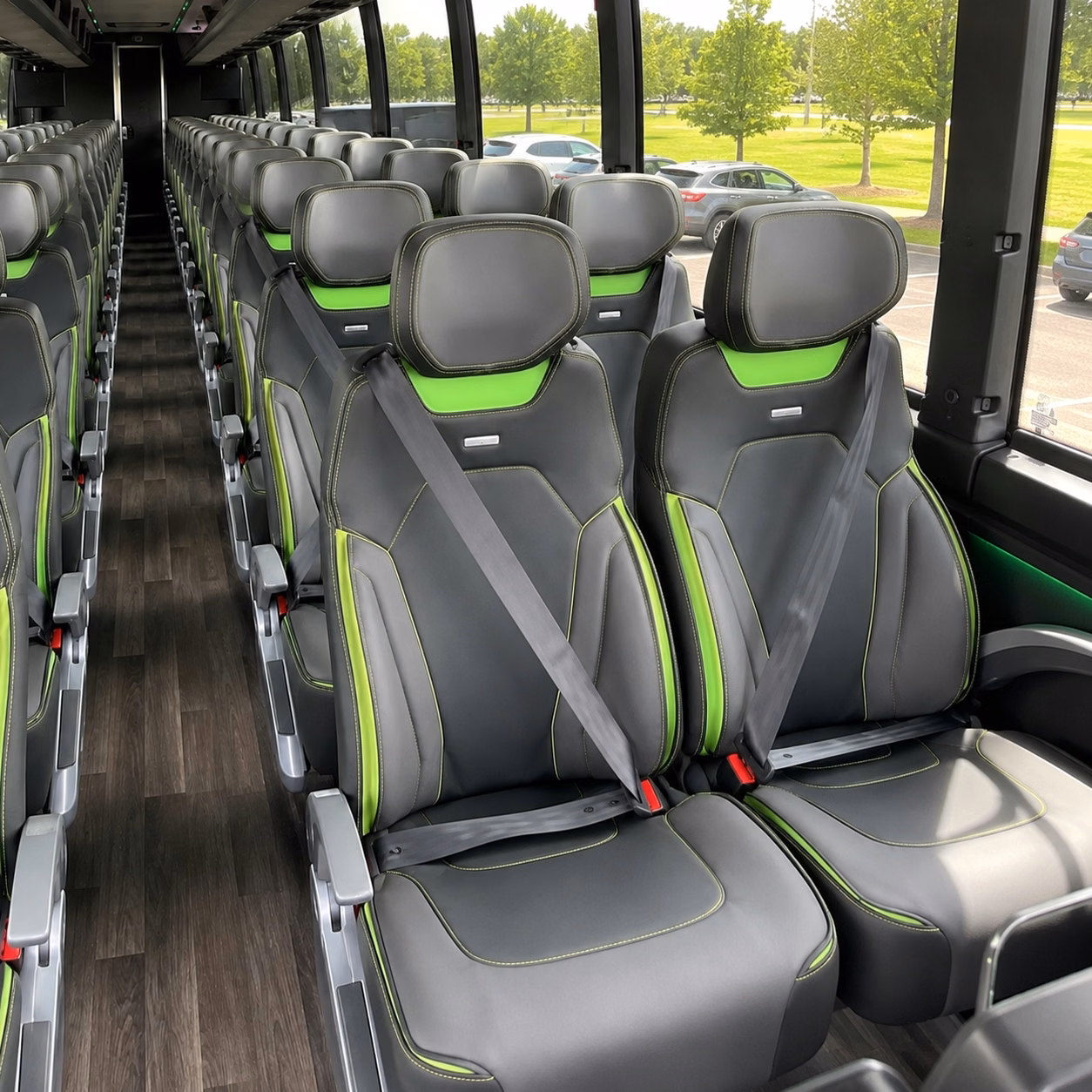 westland charter bus interior